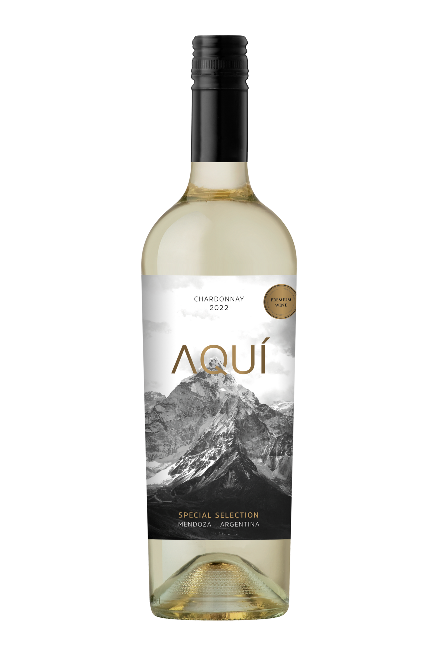 AQUI CHARDONNAY - Producer : Antigal from Mendoza, Argentina