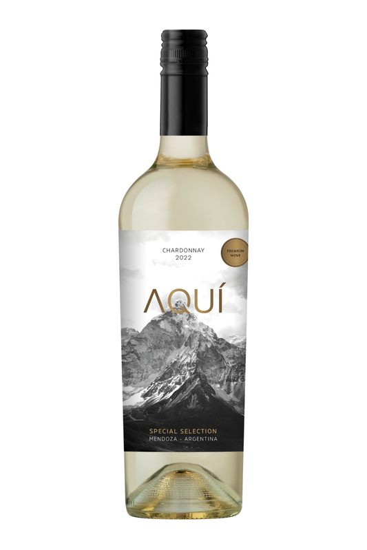 AQUI CHARDONNAY - Producer : Antigal from Mendoza, Argentina